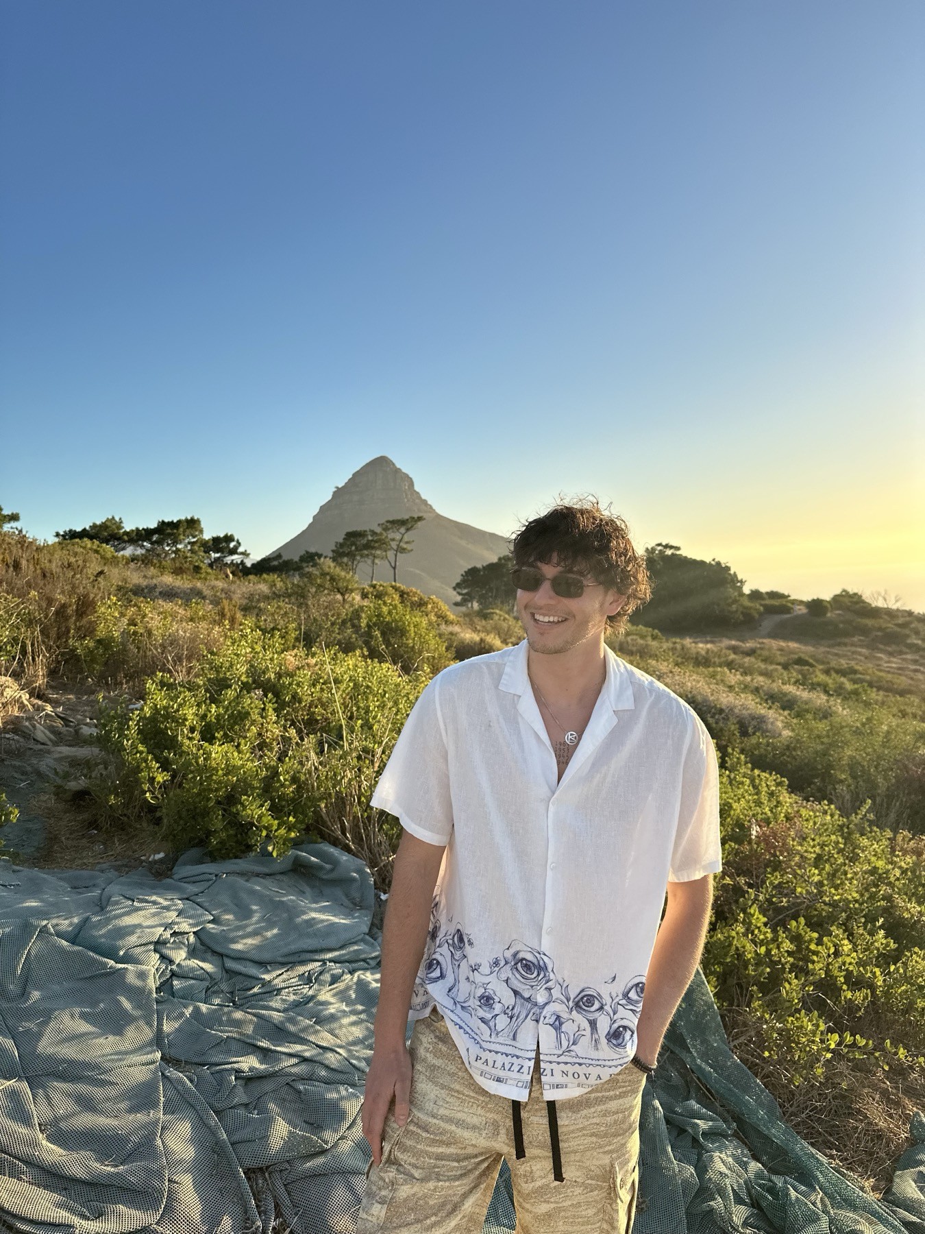 Teilnehmer Ben vor dem Lion's Head